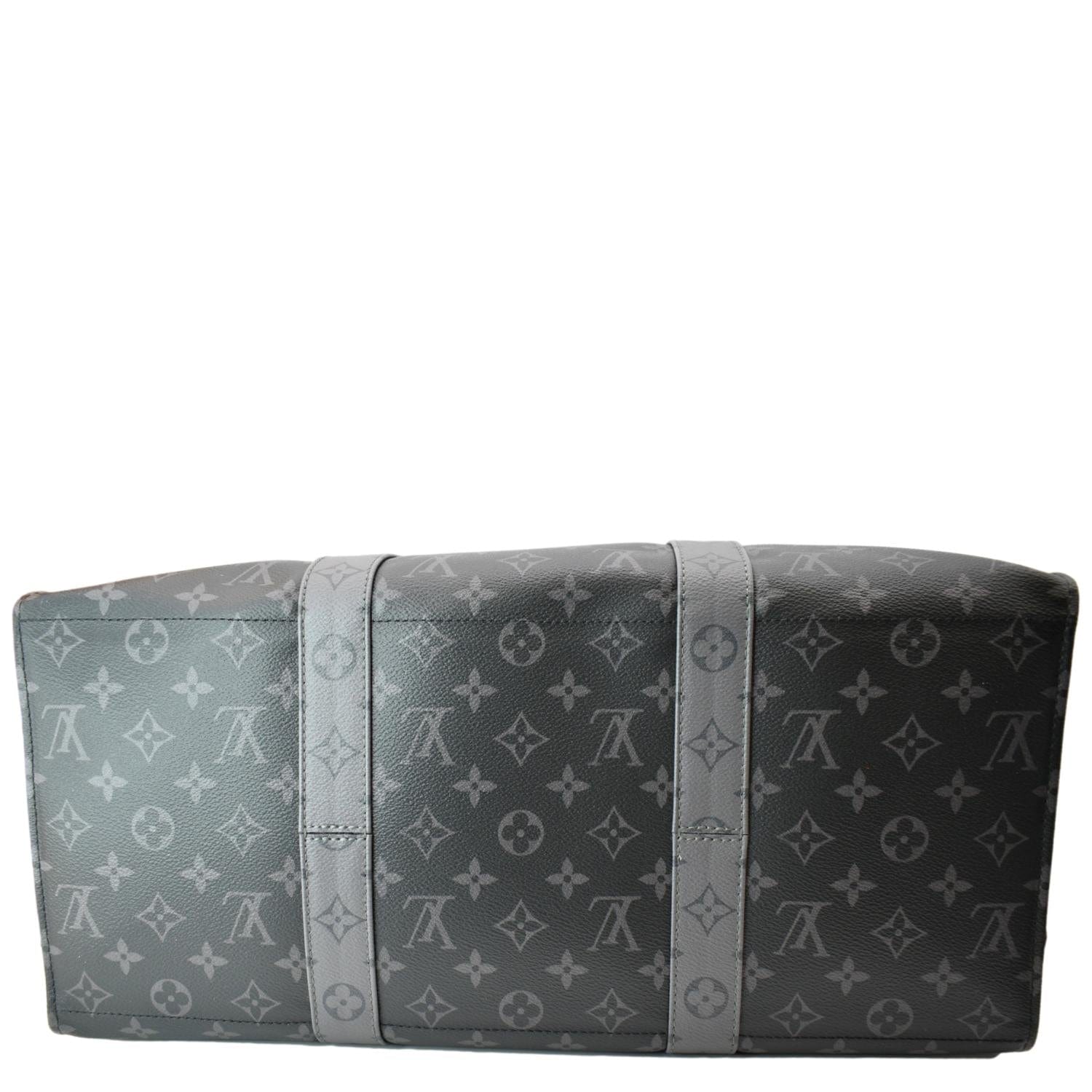 LOUIS VUITTON Cabas Zippe GM Monogram Eclipse Tote Bag Black