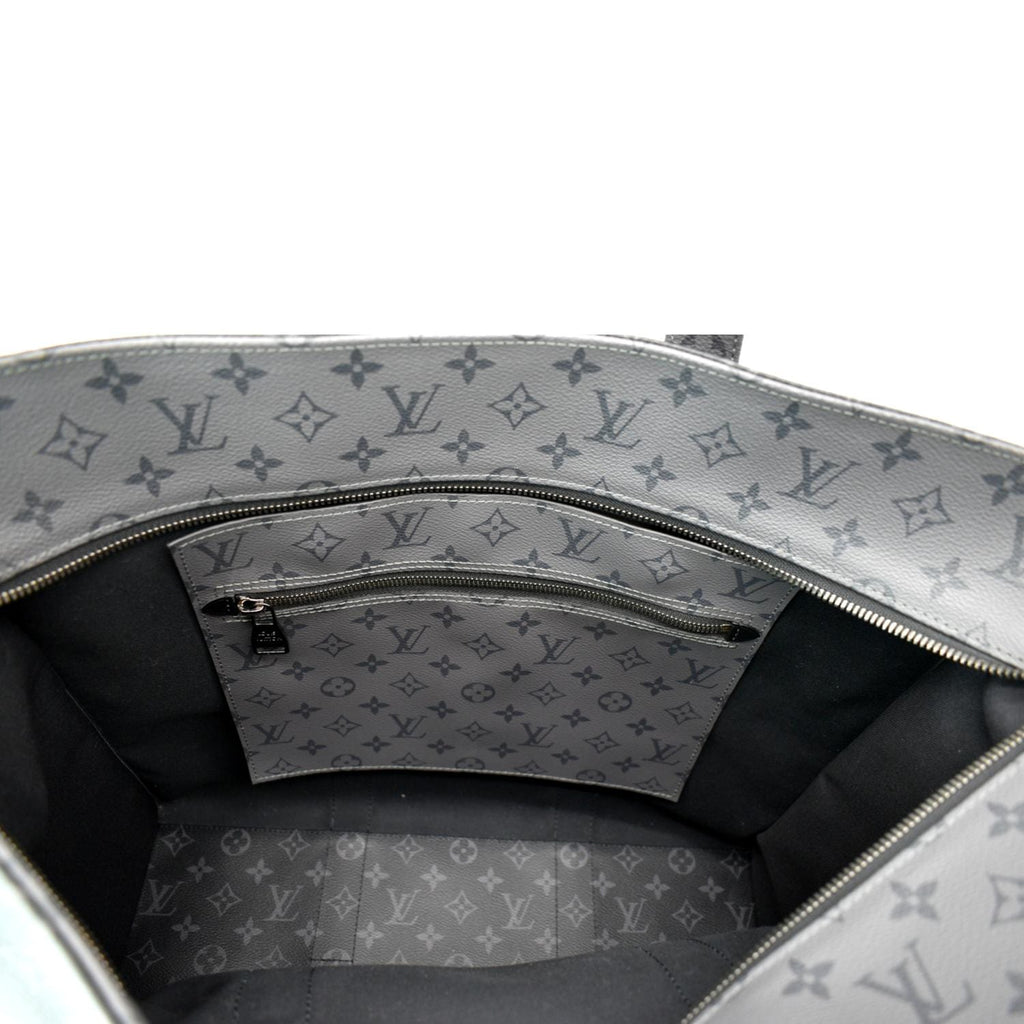 LOUIS VUITTON Cabas Zippe GM Monogram Eclipse Tote Bag Black