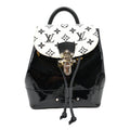 LOUIS VUITTON Hot Springs Monogram Vernis Leather Backpack Black/White
