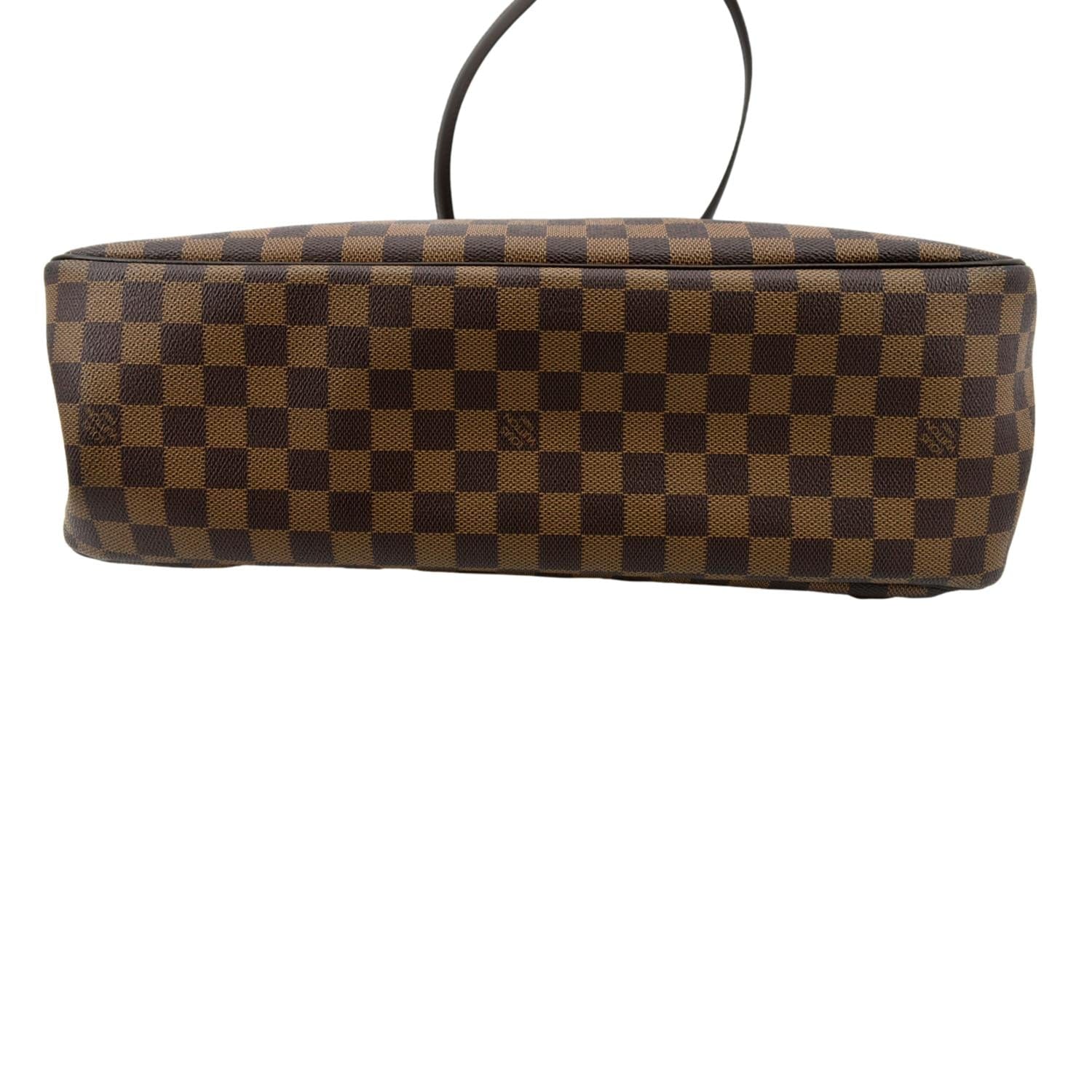 LOUIS VUITTON Parioli GM Damier Ebene Tote Shoulder Bag Brown