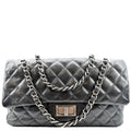 CHANEL Reissue Flap Leather Shoulder Bag Black