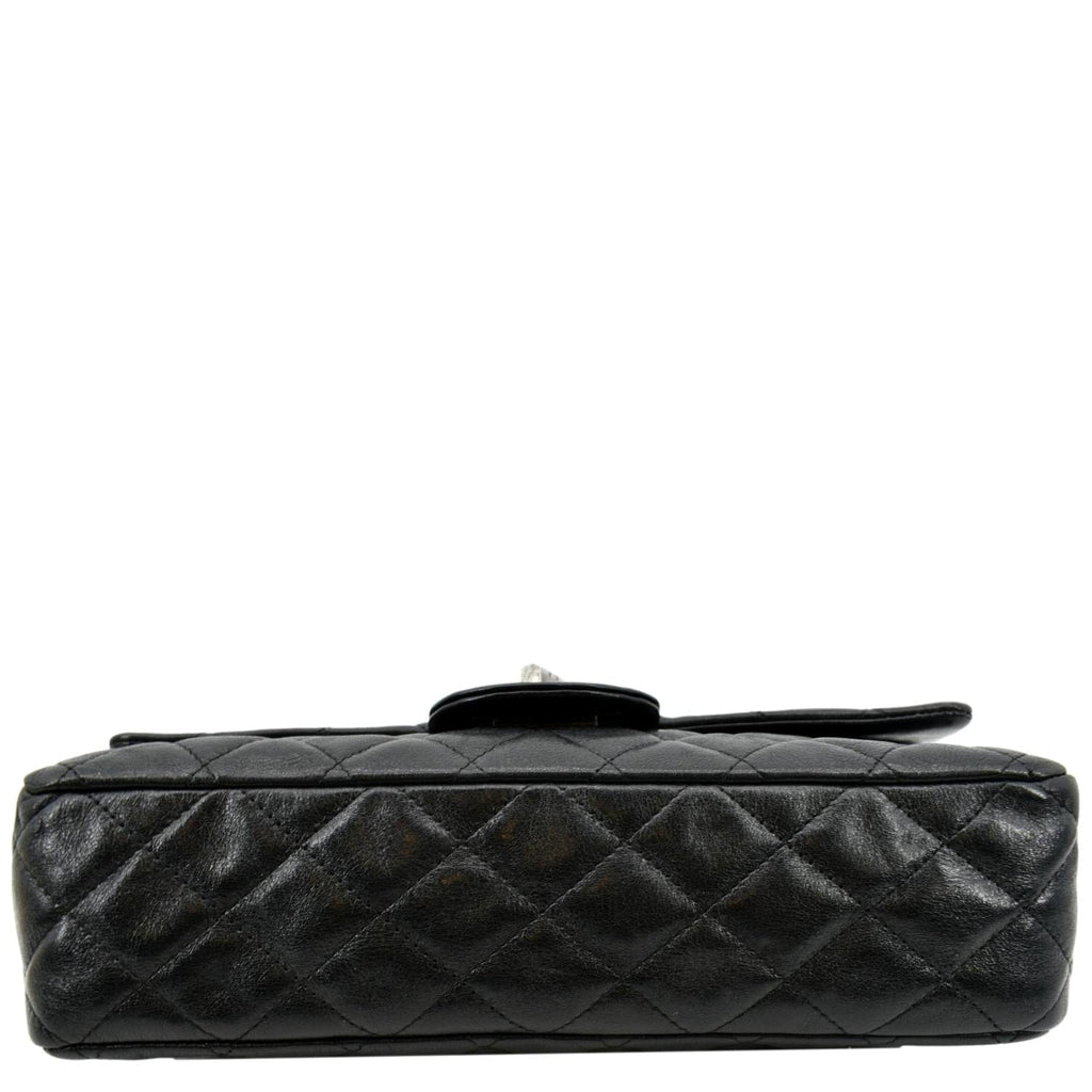 CHANEL Reissue Flap Leather Shoulder Bag Black