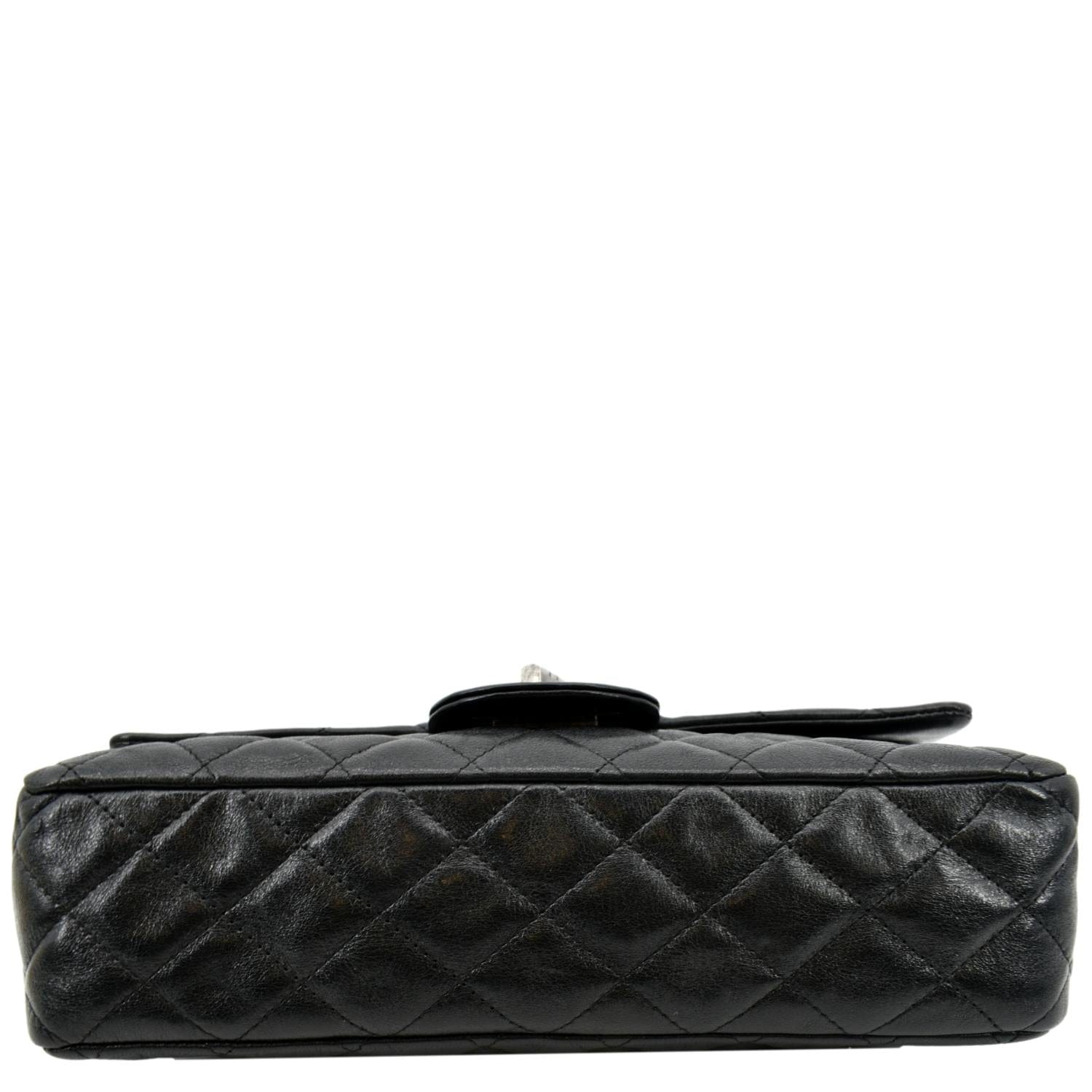 CHANEL Reissue Flap Leather Shoulder Bag Black
