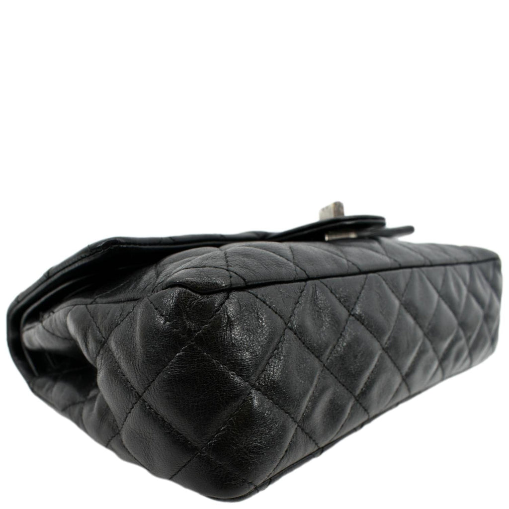 CHANEL Reissue Flap Leather Shoulder Bag Black