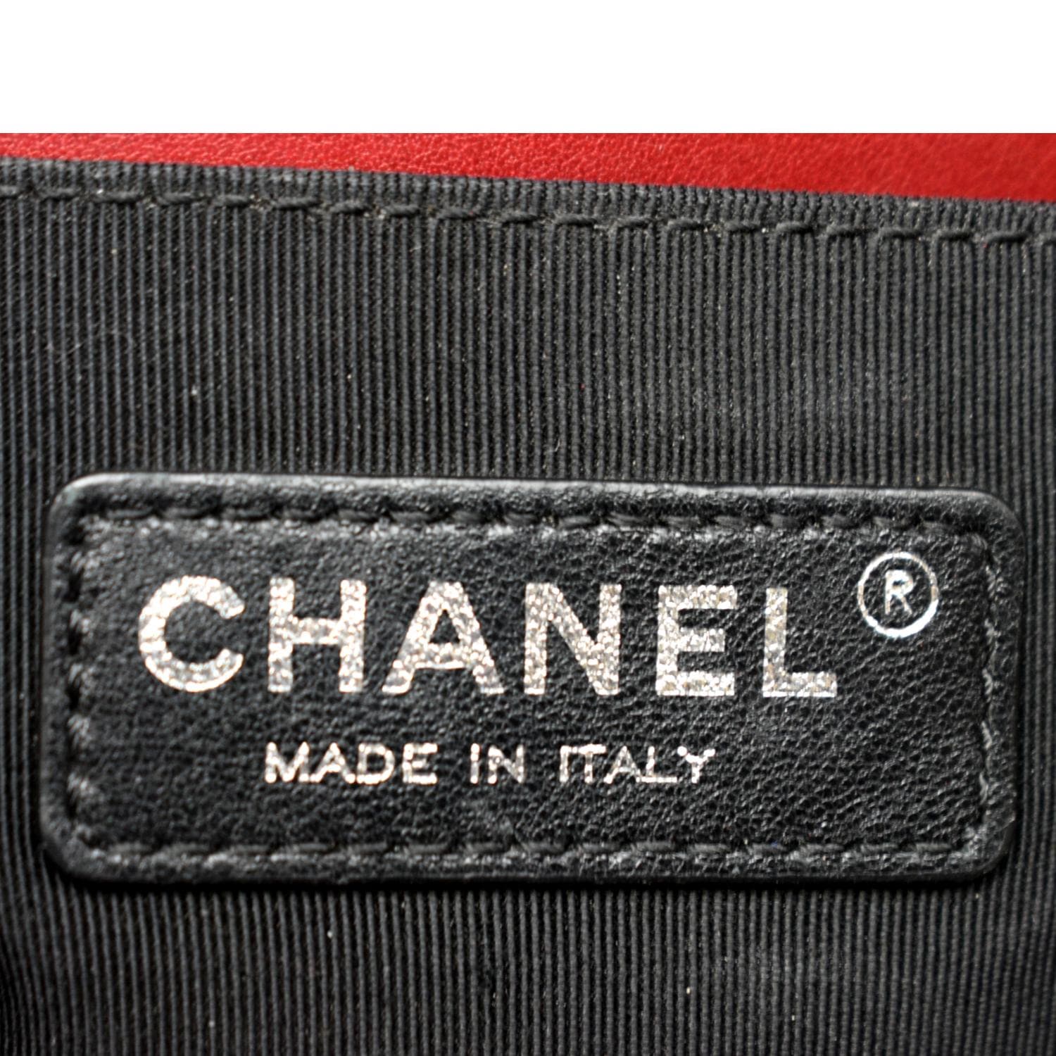 CHANEL Boy Flap Quilted Patent Leather Crossbody Bag Red