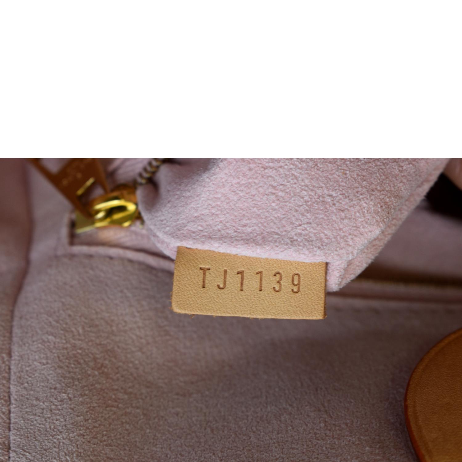 LOUIS VUITTON Propriano Damier Azur Tote Shoulder Bag White