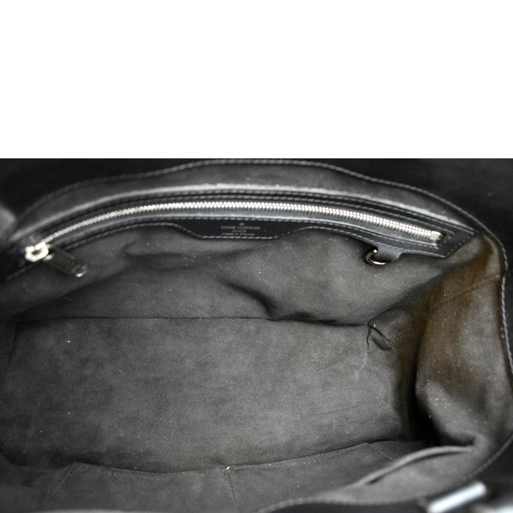 LOUIS VUITTON Mirabeau PM Epi Leather Tote Bag Black