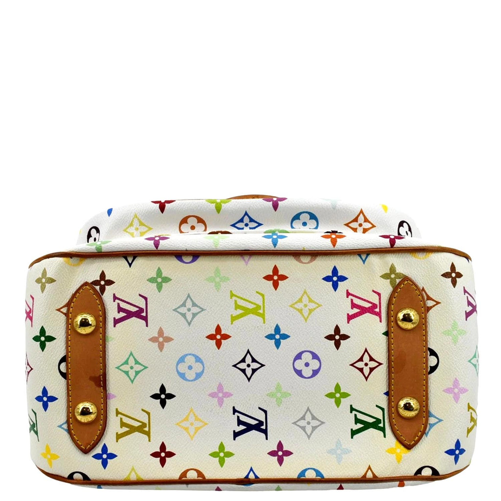 LOUIS VUITTON Rita Multicolor Monogram Shoulder Bag White