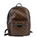 LOUIS VUITTON Josh Monogram Canvas Backpack Bag Brown