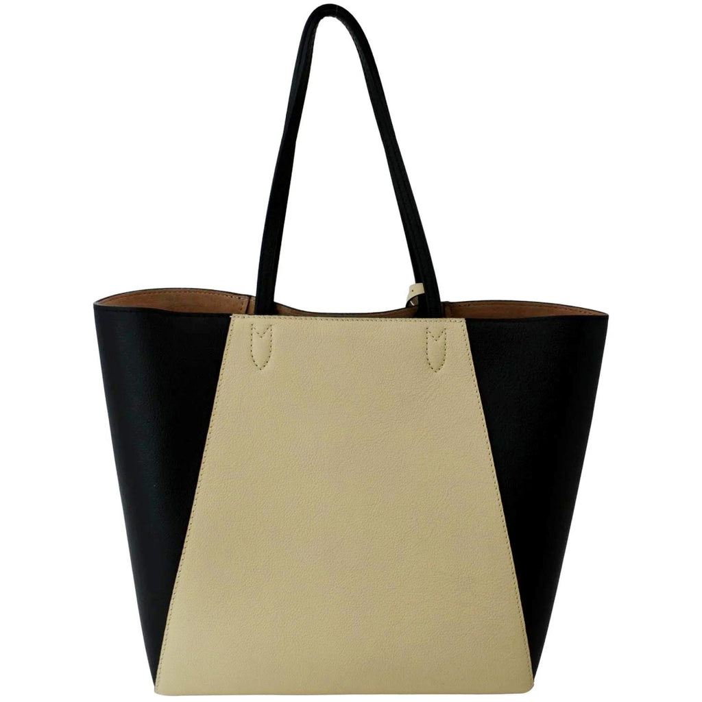 LOUIS VUITTON Lockme Cabas Leather Tote Bag Bicolor