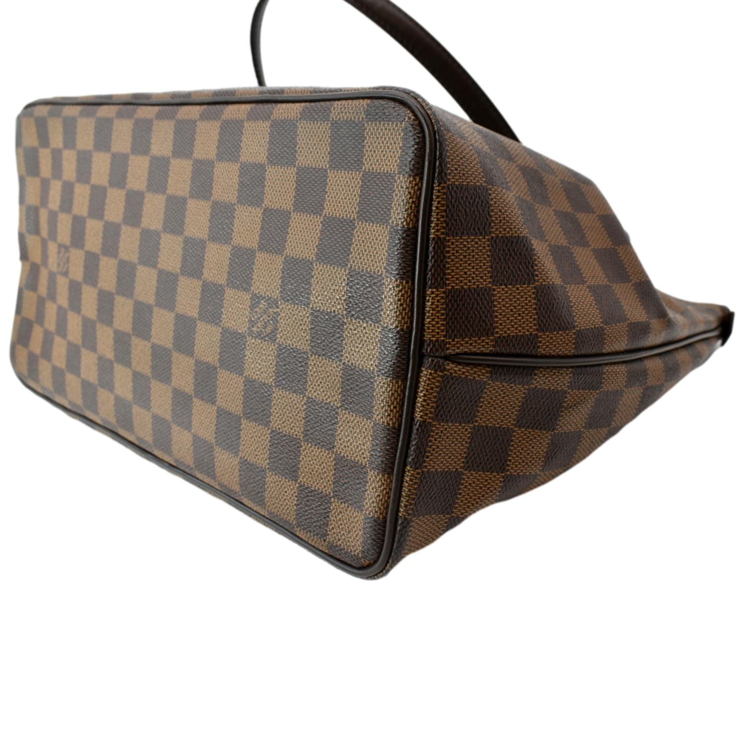 LOUIS VUITTON Westminster GM Damier Ebene Tote Shoulder Bag Brown