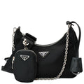 PRADA Re-Edition 2005 Nylon Shoulder Bag Black
