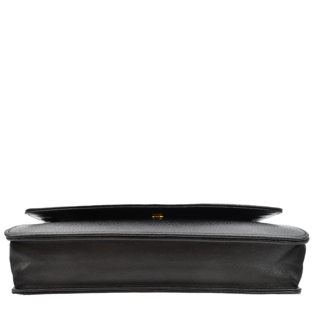 CHANEL Timeless WOC Caviar Leather Wallet on Chain Shoulder Bag Black