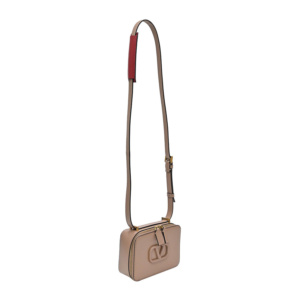 Bay Pink Vsling Smooth Calfskin Crossbody Bag [Clearance Sale]