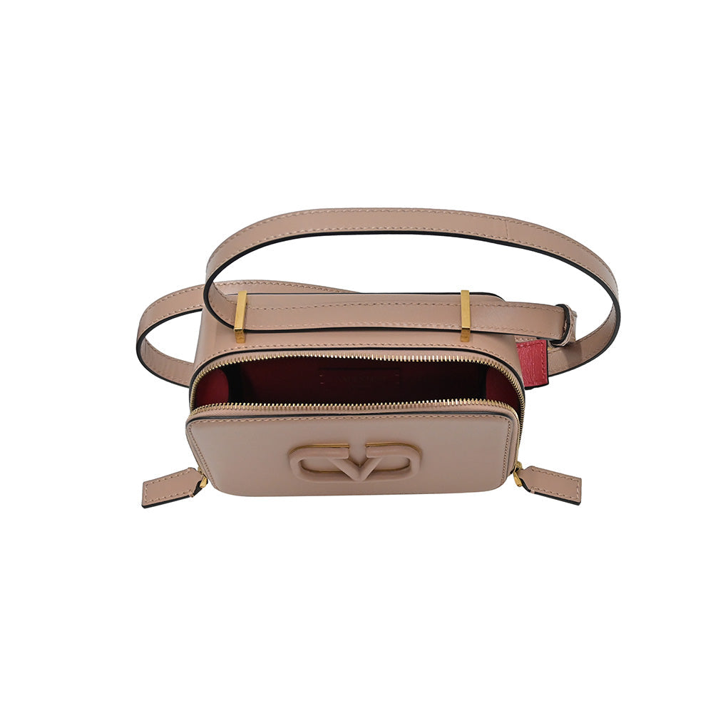 Bay Pink Vsling Smooth Calfskin Crossbody Bag [Clearance Sale]