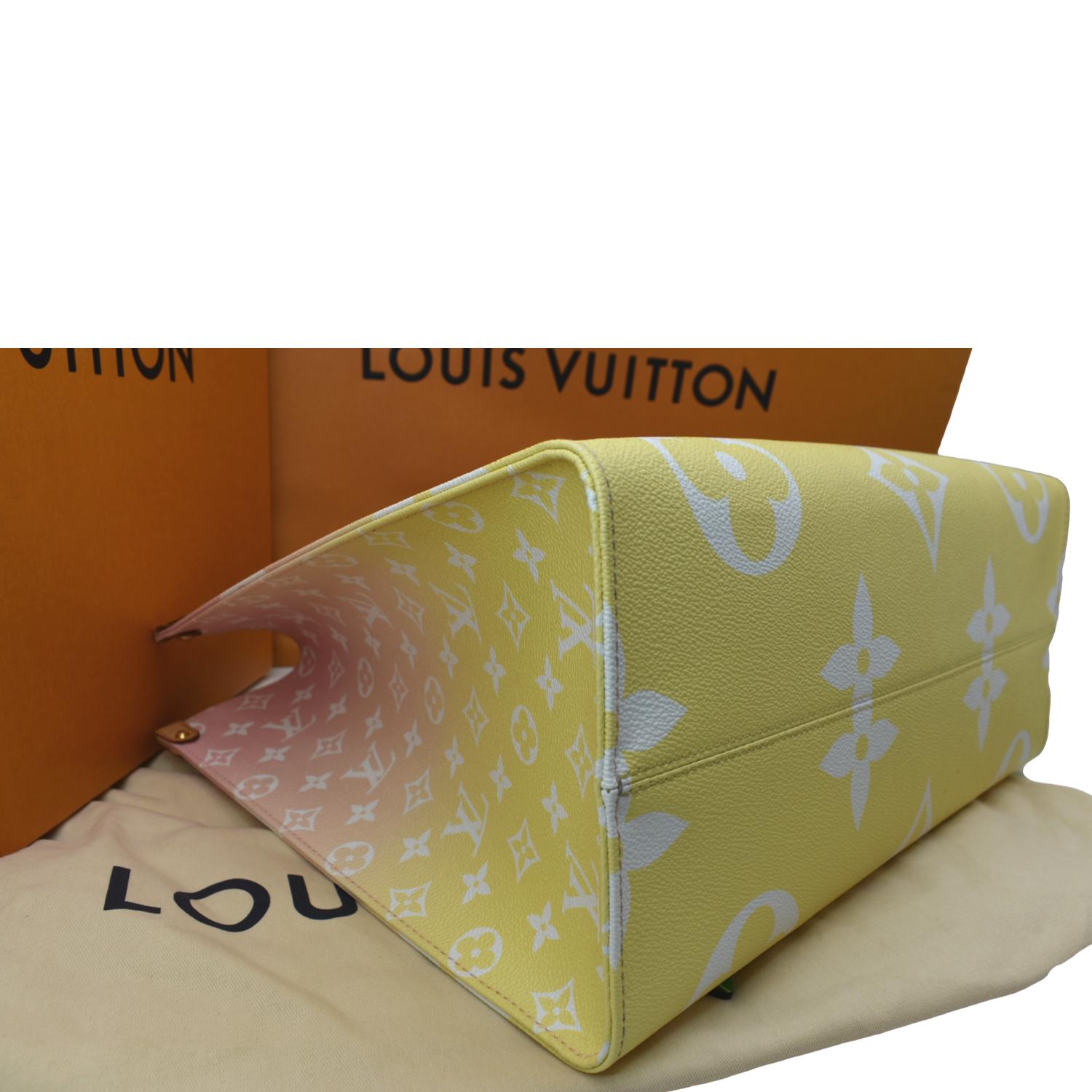 LOUIS VUITTON Pool Onthego GM Monogram Shoulder Bag Pink