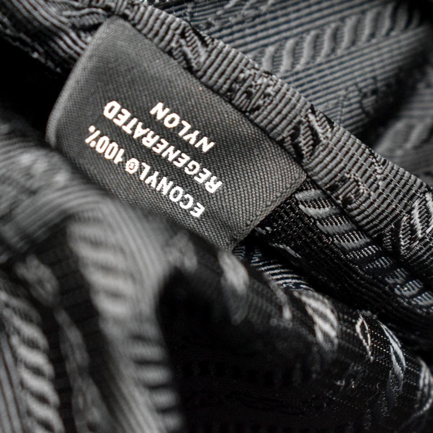PRADA Re-nylon Core Tote Bag Black
