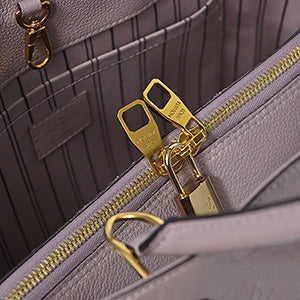 Beige Monogram Empreinte Leather Vintage Montaigne MM (Rented Out)