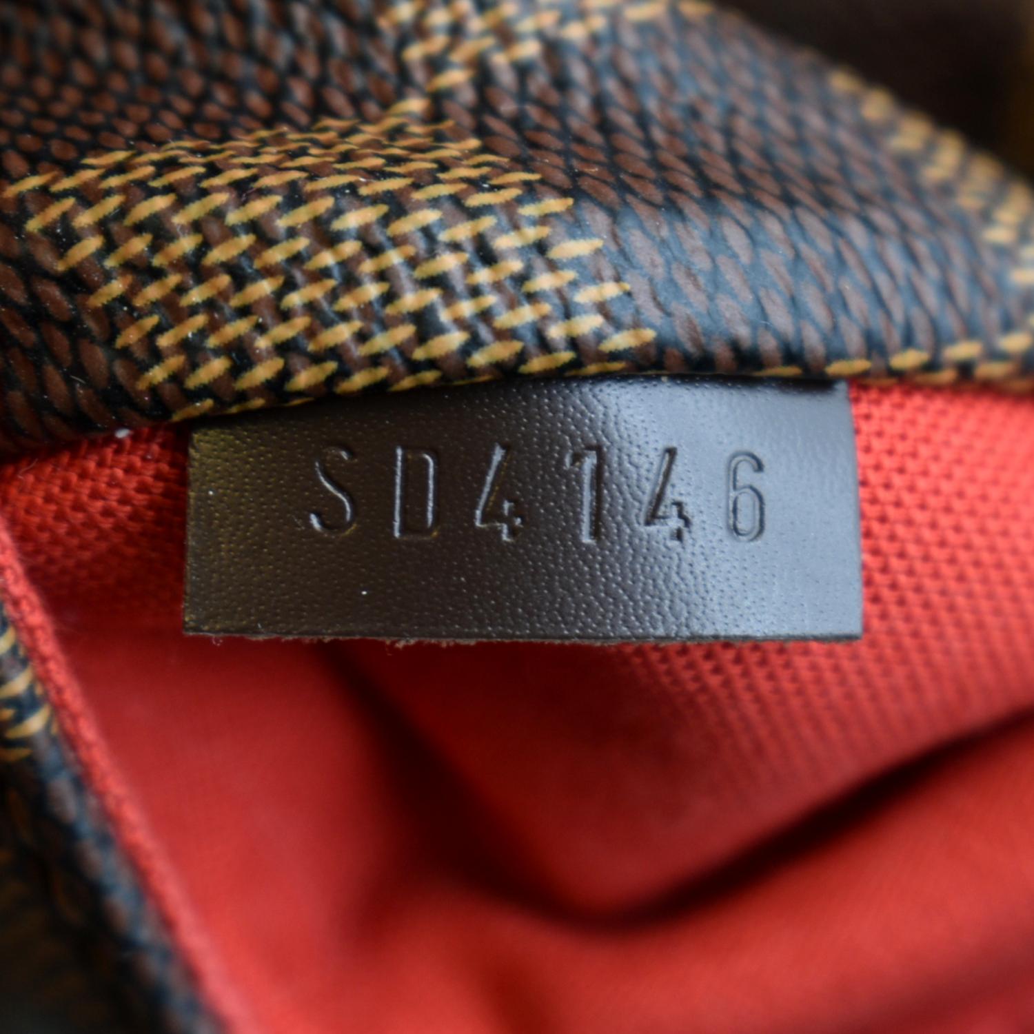 LOUIS VUITTON Totally PM Damier Ebene Shoulder Tote Bag Brown