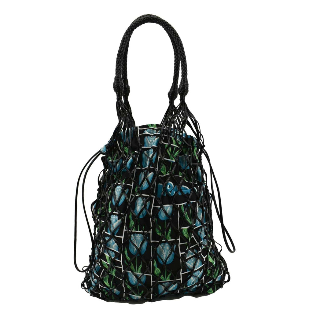 PRADA Rete Fabric Mesh Tote Bag Multicolor