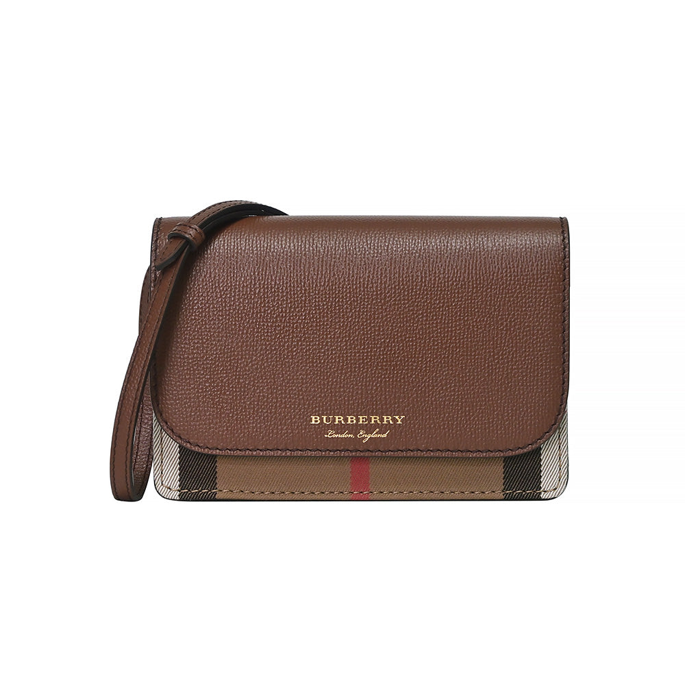 Tan House Check Hampshire Crossbody Bag [Clearance Sale]