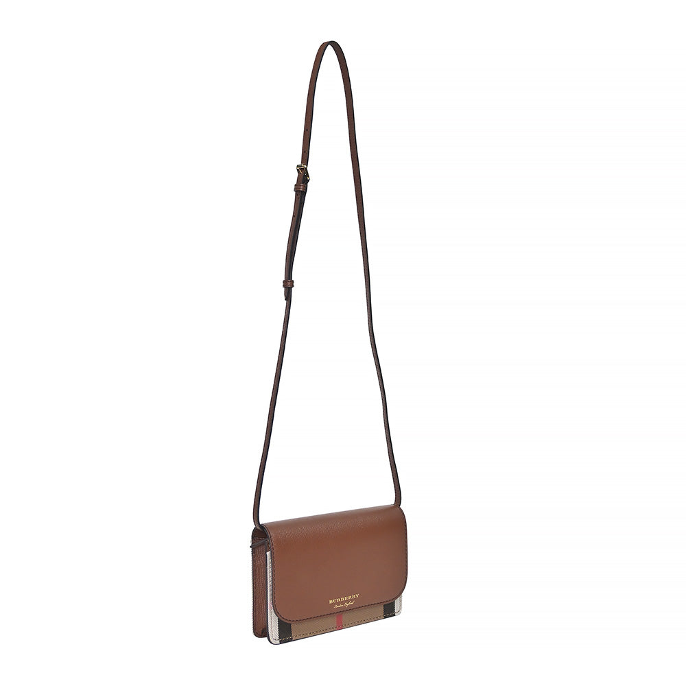 Tan House Check Hampshire Crossbody Bag [Clearance Sale]