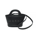Black Leather Tropicalia Micro Bag (Rented Out)
