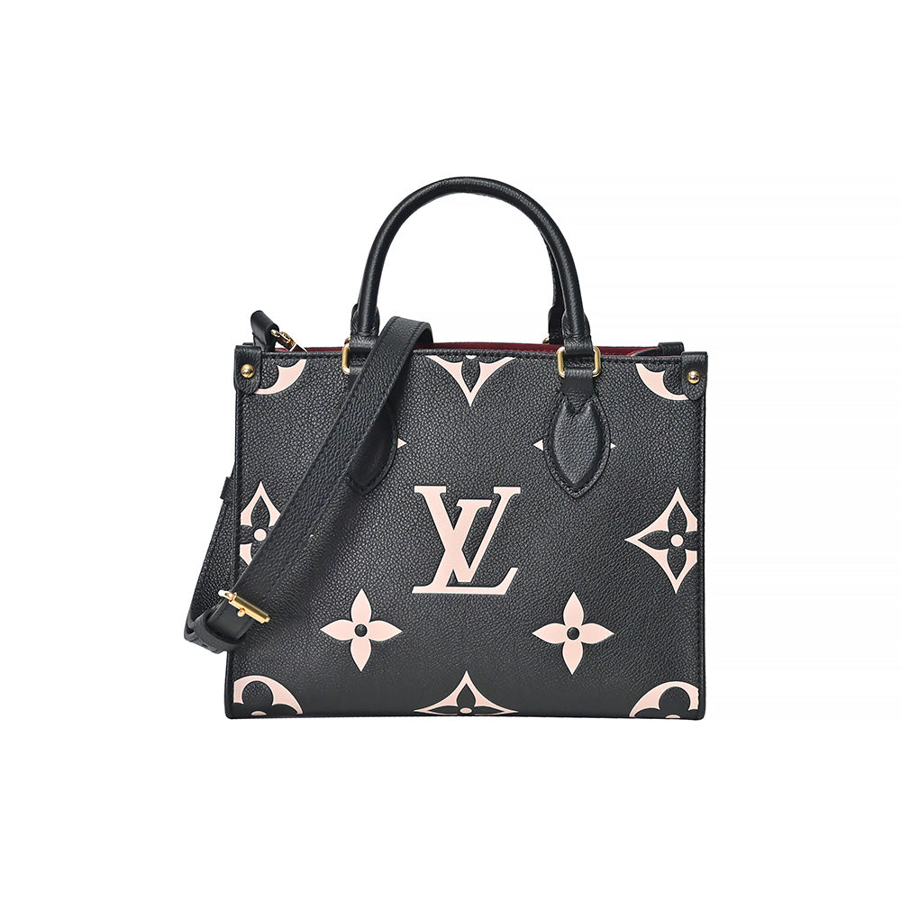 Black Beige Bicolour Monogram Empreinte On The Go PM - 2 (Rented Out)