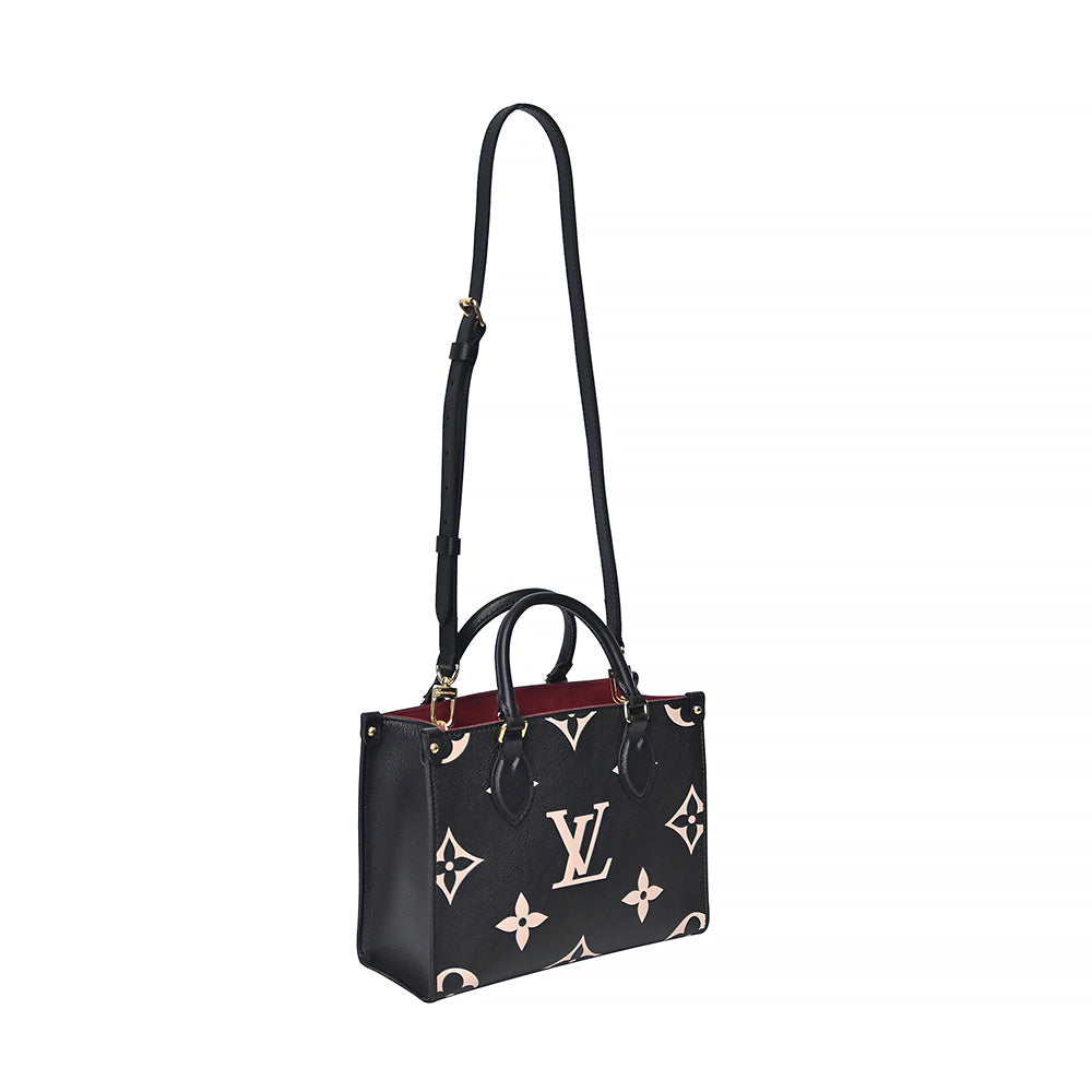 Black Beige Bicolour Monogram Empreinte On The Go PM - 2 (Rented Out)