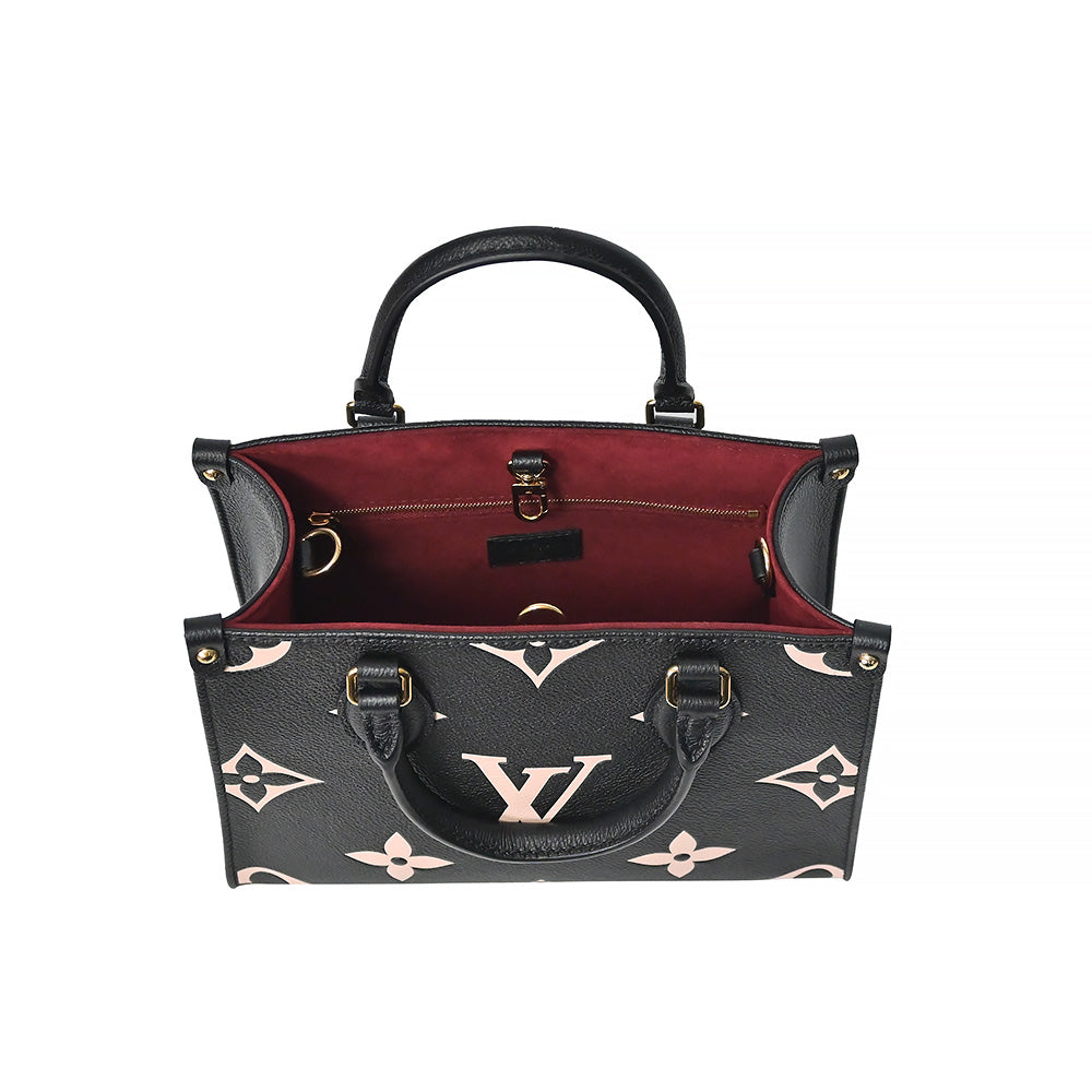 Black Beige Bicolour Monogram Empreinte On The Go PM - 3 (Rented Out)