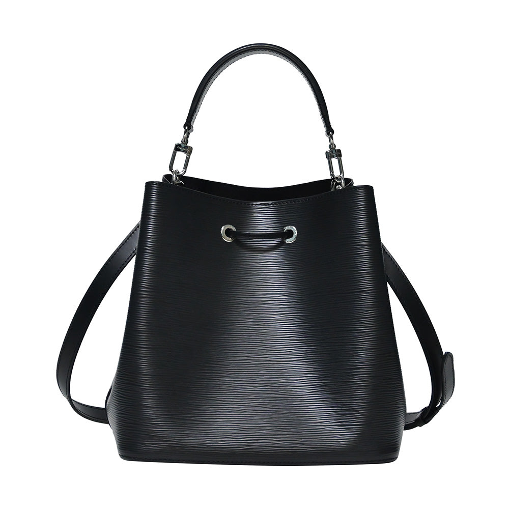Black Epi Leather Neonoe MM  - 3