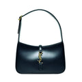Saint Laurent Vert Fonce LE 5 A 7 Smooth Leather Hobo Bag [Clearance Sale]