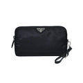Nero Vela Saffiano Leather Pouch with Wristlet (Rented Out)