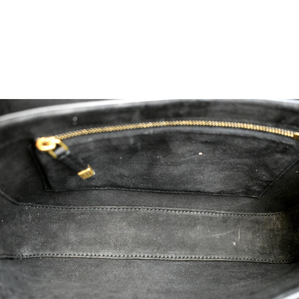 CHRISTIAN DIOR Dio(r)evolution Flap Grained Calfskin Shoulder Bag Black
