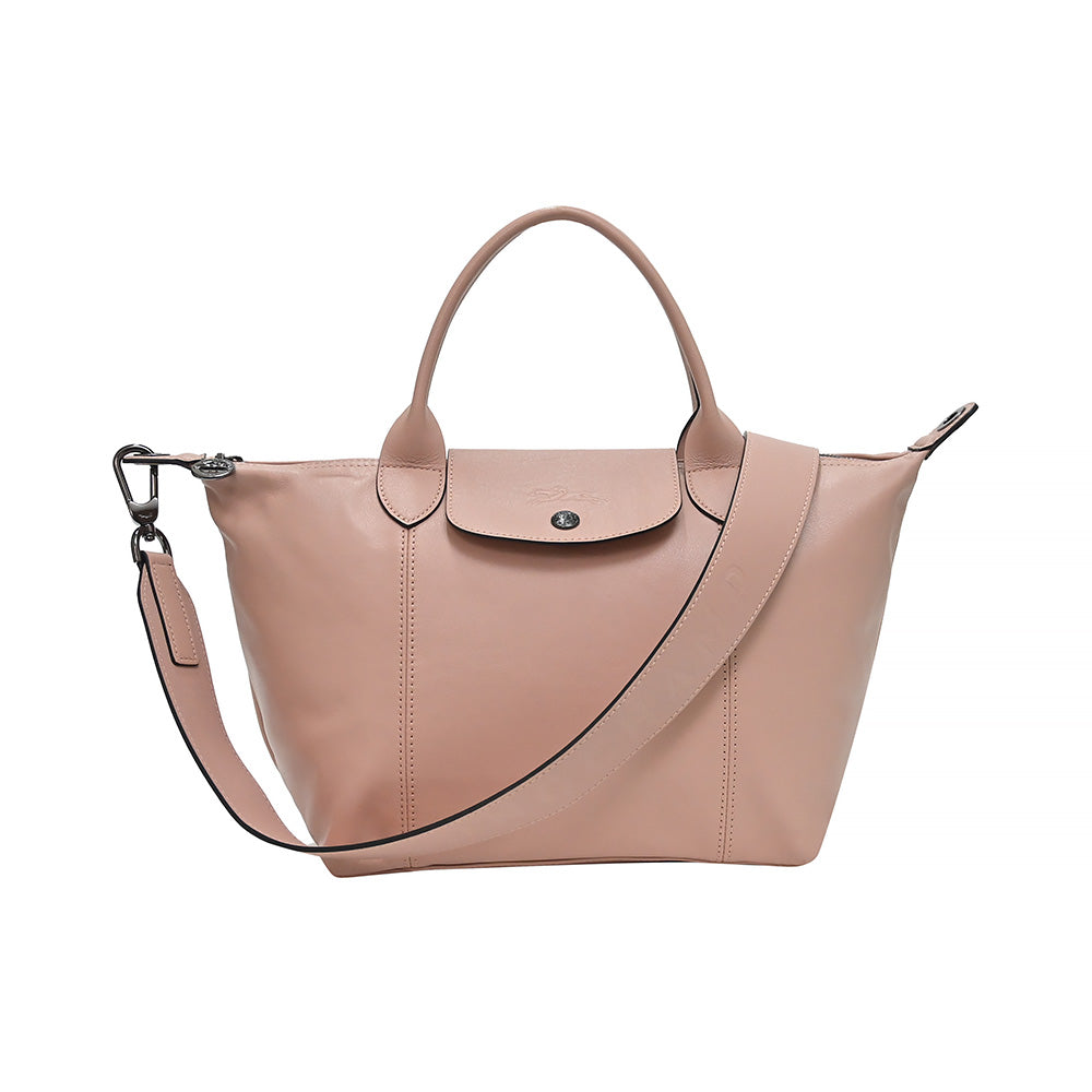 Poudre Le Pliage Cuir Shopping Tote (Logo Strap) - 2 (Rented Out)