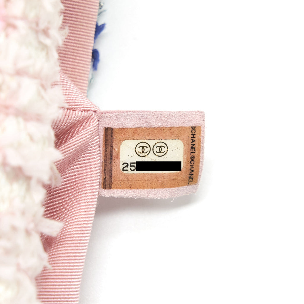 Chanel tweed classic flap bag multi colour