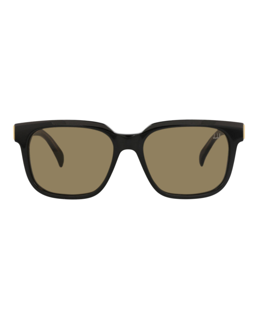 Dunhill Unisex Square/Rectangle Black Black Brown Fashion Designer Eyewear