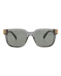 Dunhill Unisex Square/Rectangle Grey Grey Grey Fashion Designer Eyewear