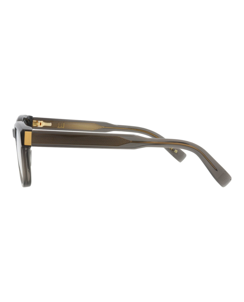 Dunhill Mens Round/Oval Grey Grey Transparent Fashion Designer Eyewear