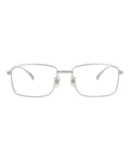 Dunhill Mens Square/Rectangle Silver Silver Transparent Fashion Designer Eyewear