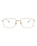 Dunhill Mens Square/Rectangle Gold Gold Transparent Fashion Designer Eyewear