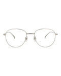 Dunhill Mens Round/Oval Silver Silver Transparent Fashion Designer Eyewear