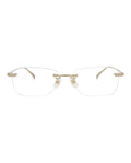 Dunhill Mens Square/Rectangle Gold Gold Transparent Fashion Designer Eyewear