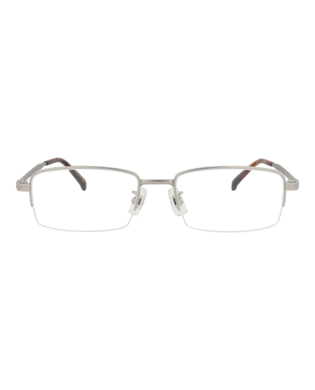 Dunhill Mens Square/Rectangle Silver Silver Transparent Fashion Designer Eyewear
