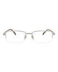 Dunhill Mens Square/Rectangle Silver Silver Transparent Fashion Designer Eyewear