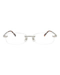 Dunhill Mens Square/Rectangle Silver Silver Transparent Fashion Designer Eyewear