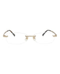 Dunhill Mens Square/Rectangle Gold Gold Transparent Fashion Designer Eyewear