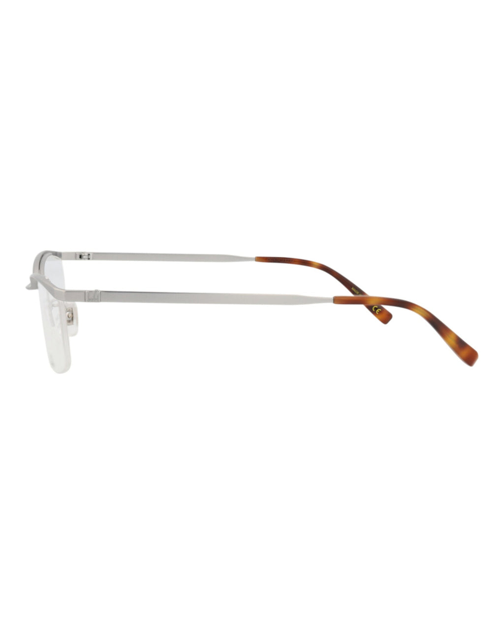Dunhill Mens Square/Rectangle Silver Silver Transparent Fashion Designer Eyewear