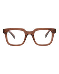 Dunhill Mens Square/Rectangle Brown Brown Transparent Fashion Designer Eyewear