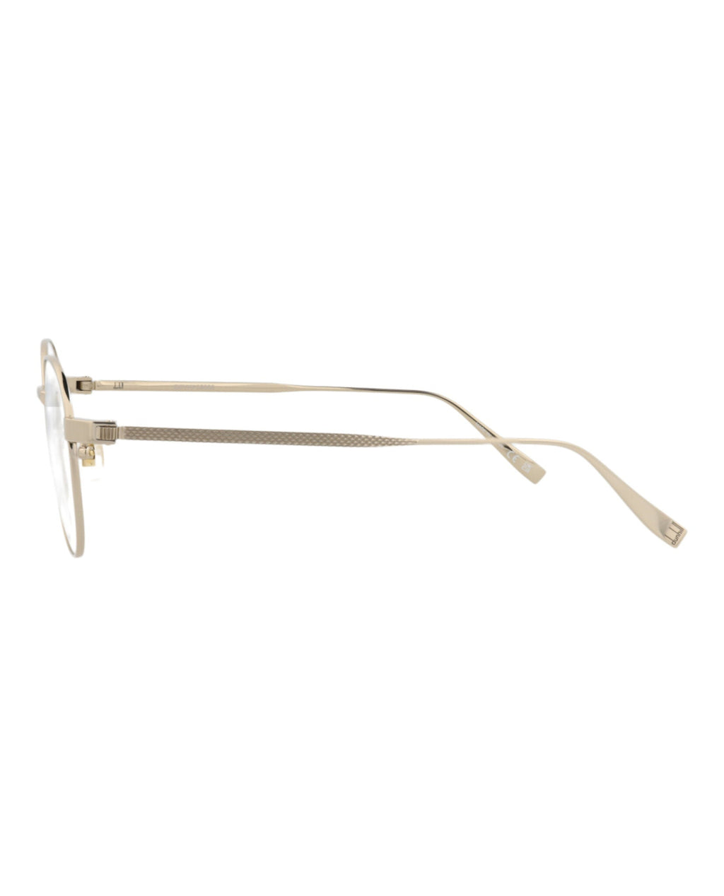 Dunhill Mens Round/Oval Gold Gold Transparent Fashion Designer Eyewear
